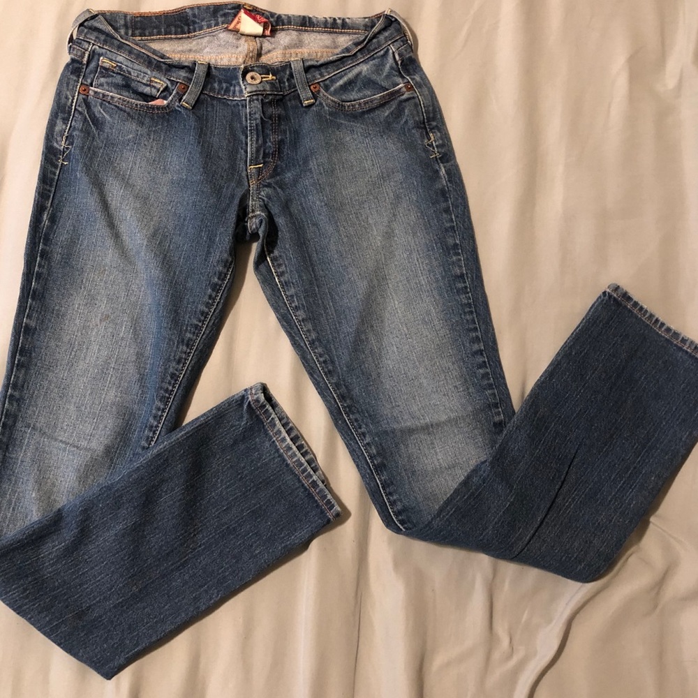 LUCKY BRAND JEANS - ZOE STRAIGHT SHORT - like new!